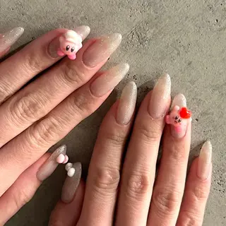 ネイル unwind ┊︎冬っぽネイル🧸のネイルデザイン