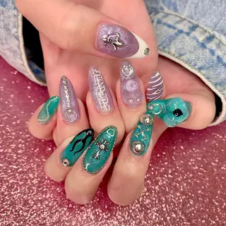 ネイル シェアサロンLei.g(レイジー)所属・3Dアートネイル💗 都築レナのネイルデザイン