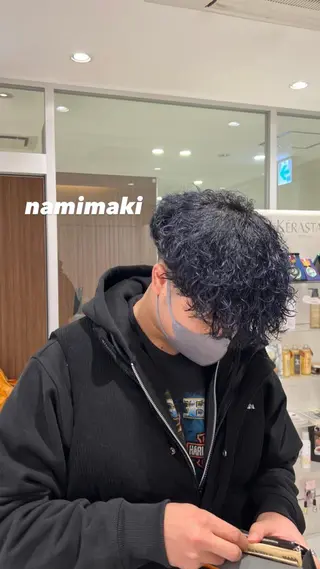 ショート パーマ メンズ メンズ/韓国レイヤー /縮毛矯正/📍爽太のヘアスタイル