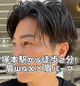 メンズ アイブロウ BARBER MIKI所属・BARBERMIKI メンズアイブロウの眉毛・アイブロウイメージ