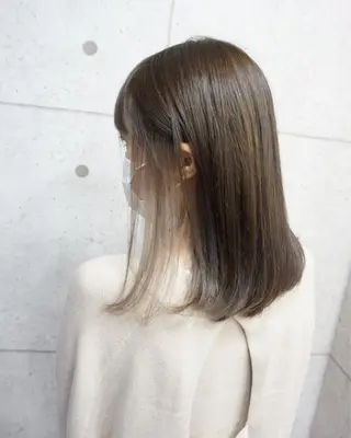 セミロング 羽田 hadaのヘアスタイル