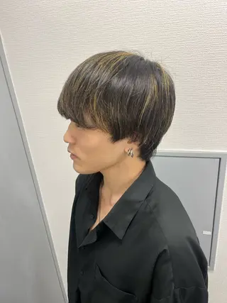 カラー メンズ 大人上品ベージュ 🎀HARUNAのヘアスタイル