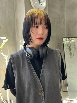 ショート カラー デザイン/レイヤー Kaito🐩/栄のヘアスタイル