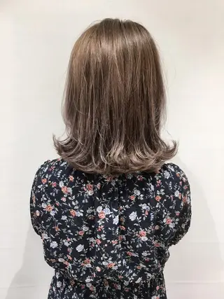 ミディアム カラー ヘアアレンジ 寺内 紳悟のヘアスタイル