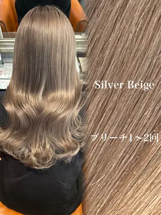 ロング 💛ブリーチで叶える 💛垢抜けカラー🌈のヘアスタイル