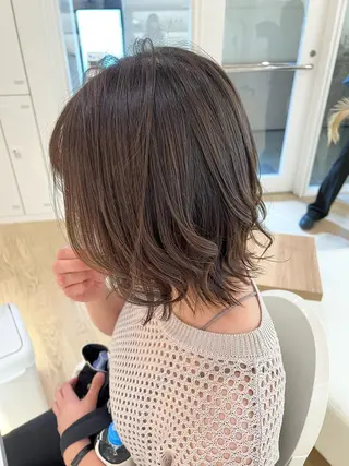 ミディアム ParveMix 佐々木梨紗🤍のヘアスタイル