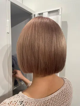 ショート カラー 💘MICOTO藤沢 髪質改善ブリーチ💘のヘアスタイル