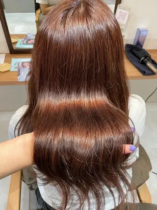 セミロング カラー ayaka |トレンドヘアのヘアスタイル