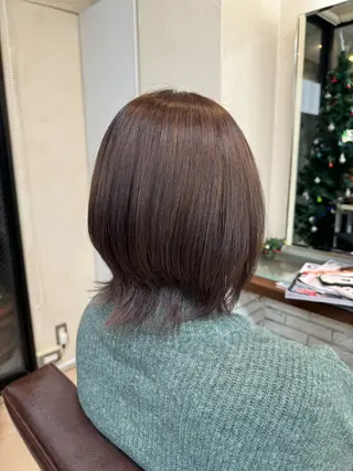 ミディアム カラー 富澤あゆみ/髪質改善 /レイヤーカットのヘアスタイル