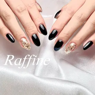 ネイル RAFFINE 月🦋🩵のネイルデザイン