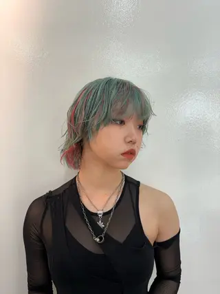 ショート カラー Go to day渋谷sol店所属・🟧オシャレ女子多数 アツシ🟧のヘアスタイル