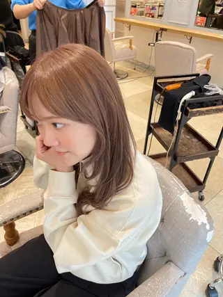 セミロング カラー ショート/ボブ アンドウ☺︎のヘアスタイル