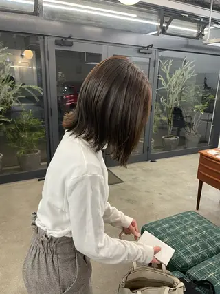 ショート カラー パーマ イージーパーマ募集 平口はのんのヘアスタイル