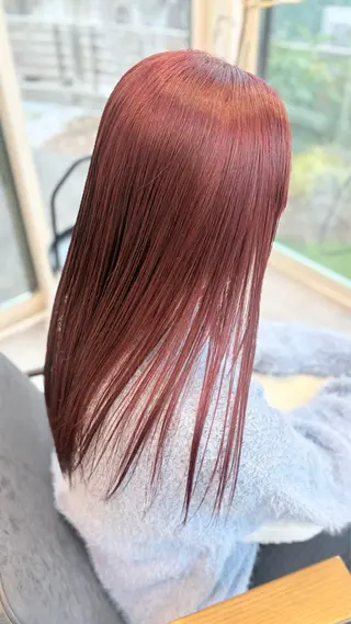 ロング STRAAL所属・カラーモデル🩷 ゆうかのヘアスタイル