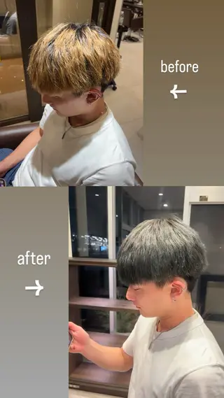 メンズ 栗田 凱里のヘアスタイル
