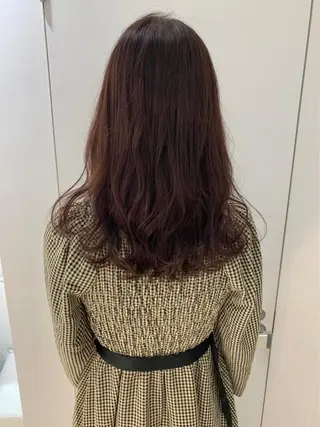 セミロング ParveMix 佐々木梨紗🤍のヘアスタイル