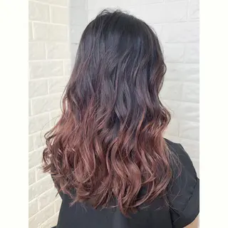 セミロング カラー KIZU 髪質改善 オカルト怪談のヘアスタイル