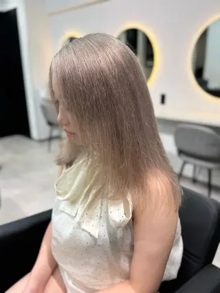 セミロング カラー ギャルの女神/ Lapisシオンのヘアスタイル
