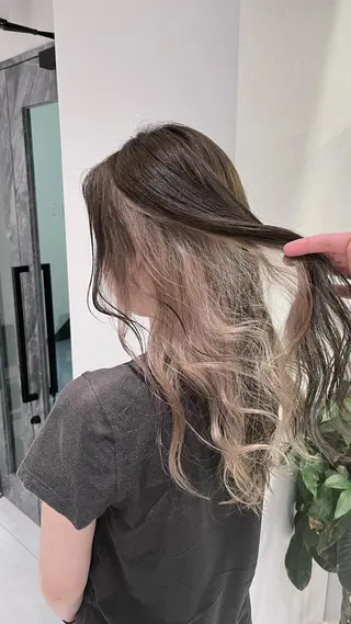 ロング カラー 髪質改善/レイヤー 兼折楓馬のヘアスタイル