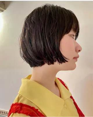 ショート tricca  ginza所属・ボブ・レイヤー ・パーマ【iri】のヘアスタイル