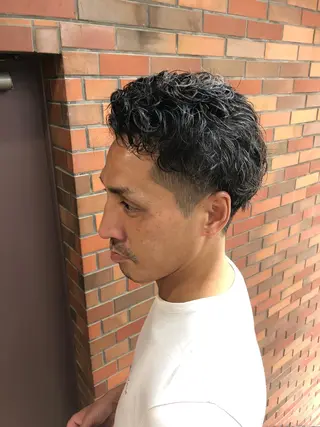 ショート パーマ メンズ ⭐️TOSHIKI メンズパーマオタク⭐のヘアスタイル