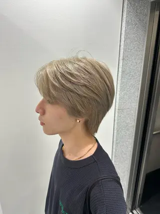 カラー メンズ 🐺メンズパーマ マッシュ　あさひ🐺のヘアスタイル