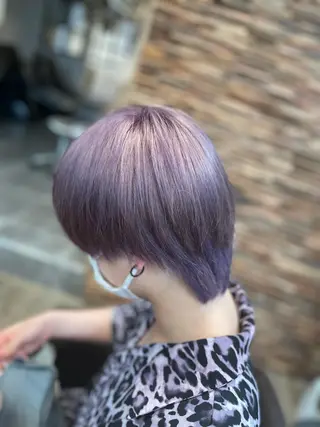 カラー メンズ ❄️中野侑香❄️ ハイライト/ブリーチのヘアスタイル