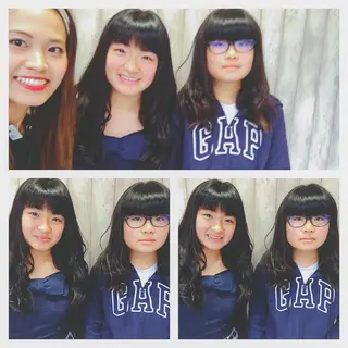 セミロング ロング キッズ boutique misakiのヘアスタイル