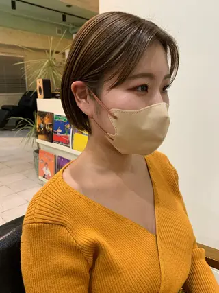 ショート カラー AR.MARA hair  studio所属・AR.MARA サトウヒカルのヘアスタイル