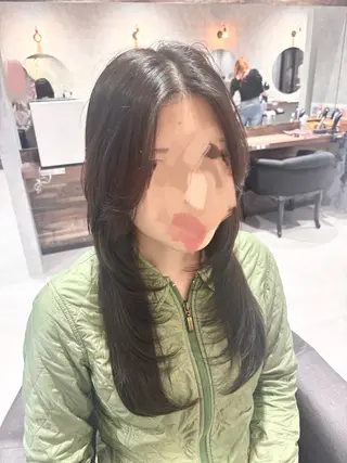 ロング 中田 沙希 ♡レイヤーカットのヘアスタイル