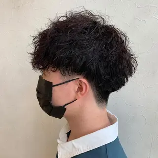 ショート パーマ メンズ メンズ指名多数!! SiLO 田島のヘアスタイル