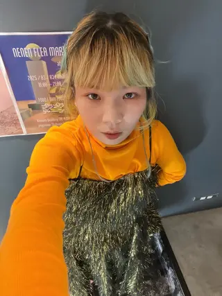 ショート デザインカラー 原宿/キシタのヘアスタイル