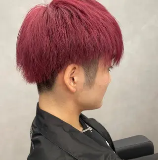 カラー 韓国レイヤー➰北田 陸斗➰コテ巻きパーマのヘアスタイル