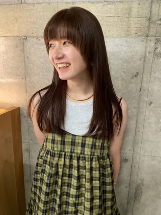 ロング カラー wewe: momoeのヘアスタイル