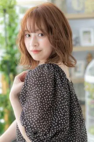 セミロング カラー COVER HAIR bliss 大宮店所属・出川 宙☘️のヘアスタイル