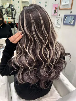 ロング カラー Lapis 池袋店所属・MASHIRO 🩵Lapis池袋店のヘアスタイル