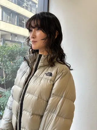 ミディアム パーマ NOUN所属・eri kinjoのヘアスタイル