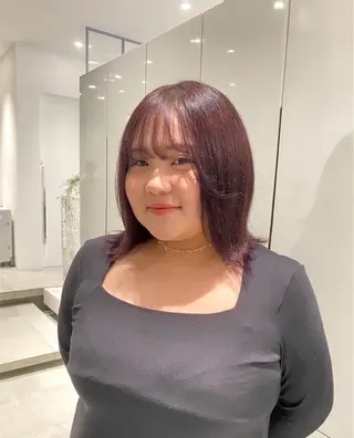 カラー ひかり/ショート /似合わせカラーのヘアスタイル