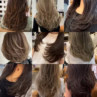セミロング カラー 新店舗ORO塚口店 3月15日Open✨のヘアスタイル