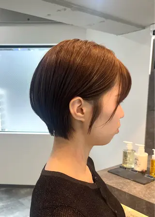 ショート 🎀ツヤ髪/レイヤー /ボブ/hana🎀のヘアスタイル