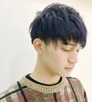 ショート カラー メンズ 西山 雄基のヘアスタイル