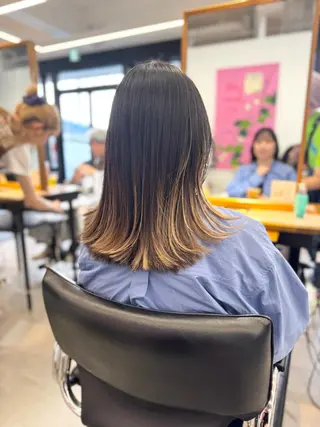 ミディアム カラー 柏サニーズ✂︎クセ毛 ◎ショート◎正樹のヘアスタイル