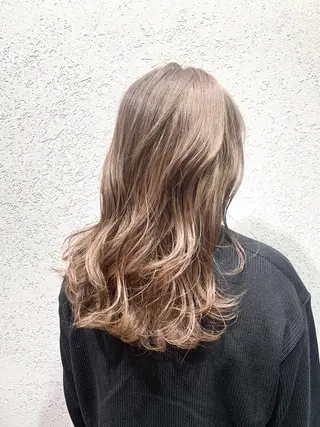 ロング カラー 酸性ストレート/ブリ ーチなし/中村 匠のヘアスタイル