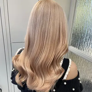 ロング カラー 💖ブリーチ/暖色 𝐘𝐮𝐢💖のヘアスタイル
