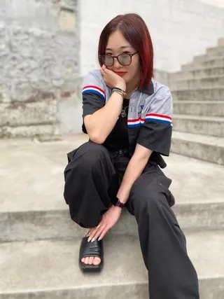 ショート カラー ainico.所属・髪質改善　艶髪✨ Teppeiのヘアスタイル