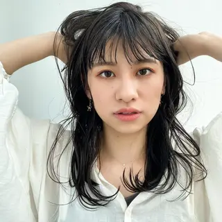 ミディアム カラー レイヤー/ショート透 明感カラー/西田祐賀のヘアスタイル