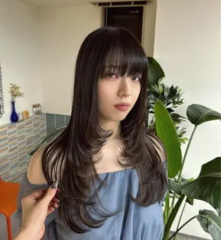 ロング カラー ブリーチ矯正/ ブリーチ特化mikaのヘアスタイル