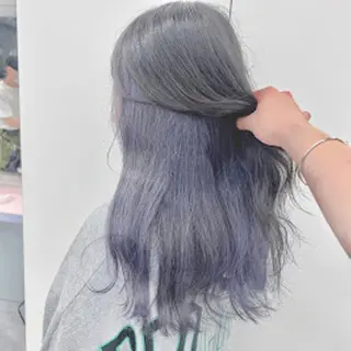 カラー 【公式】横浜 THREE🤎🕯️のヘアスタイル