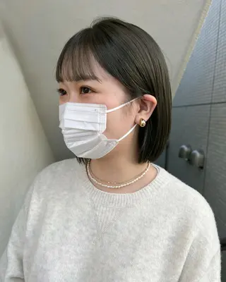 ショート カラー まろやか透明感カラー ♡MANAのヘアスタイル