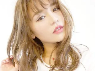 セミロング カラー パーマ 🫧美髪矯正/ 髪質改善/藤平健太のヘアスタイル